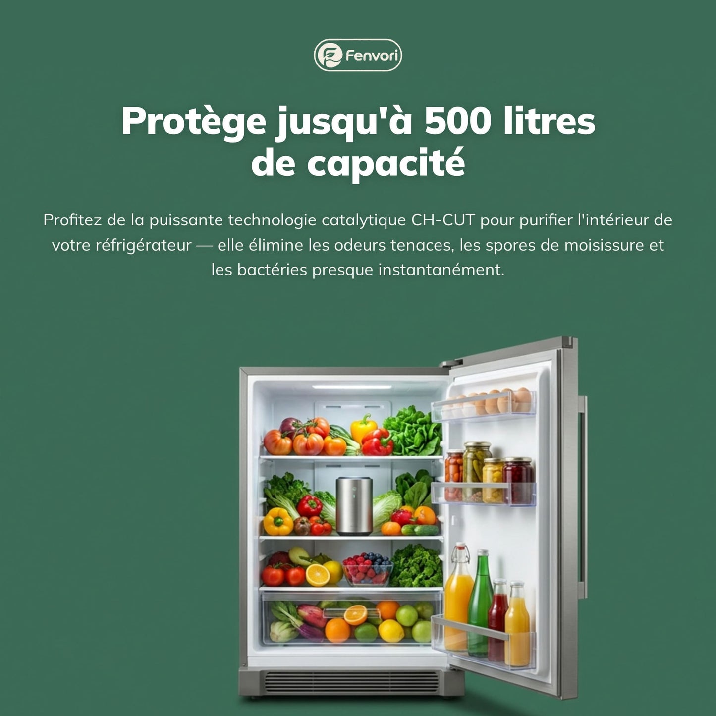 Fenvori — Purificateur d'air pour réfrigérateur